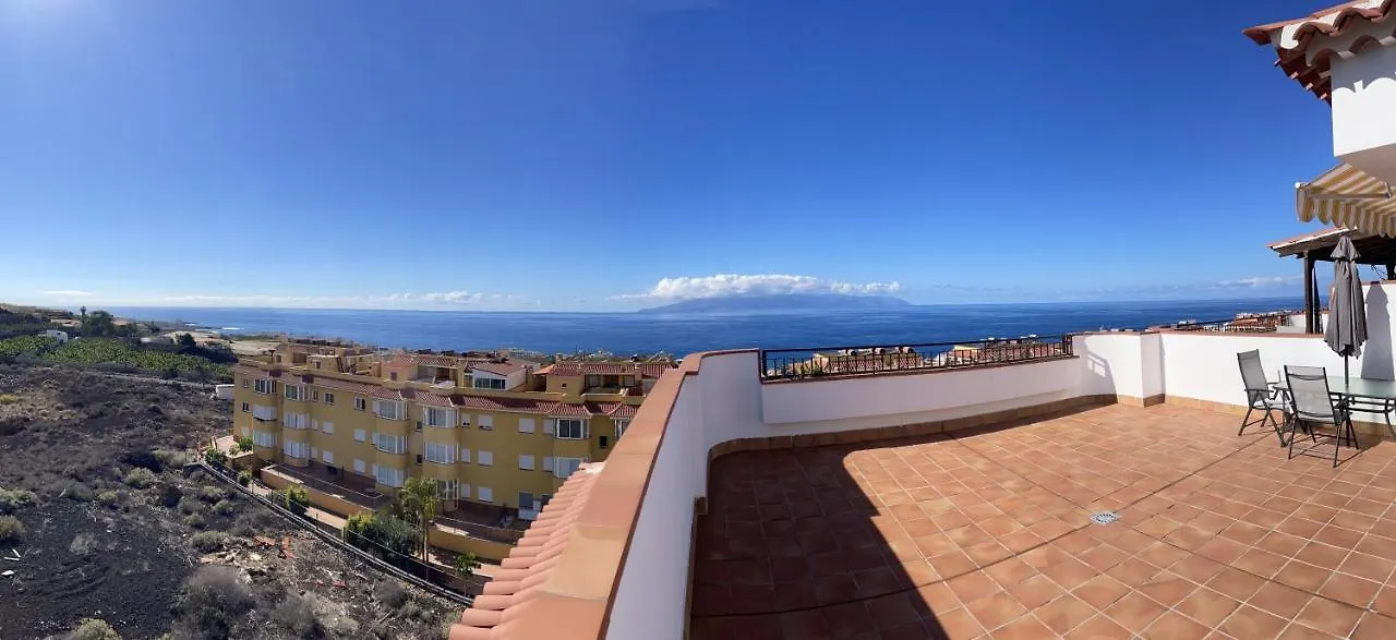 Amazing Duplex With Large Terrace And Sea Views Apartman Puerto de Santiago